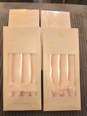 Heatless Curling 4 Sets - Pink